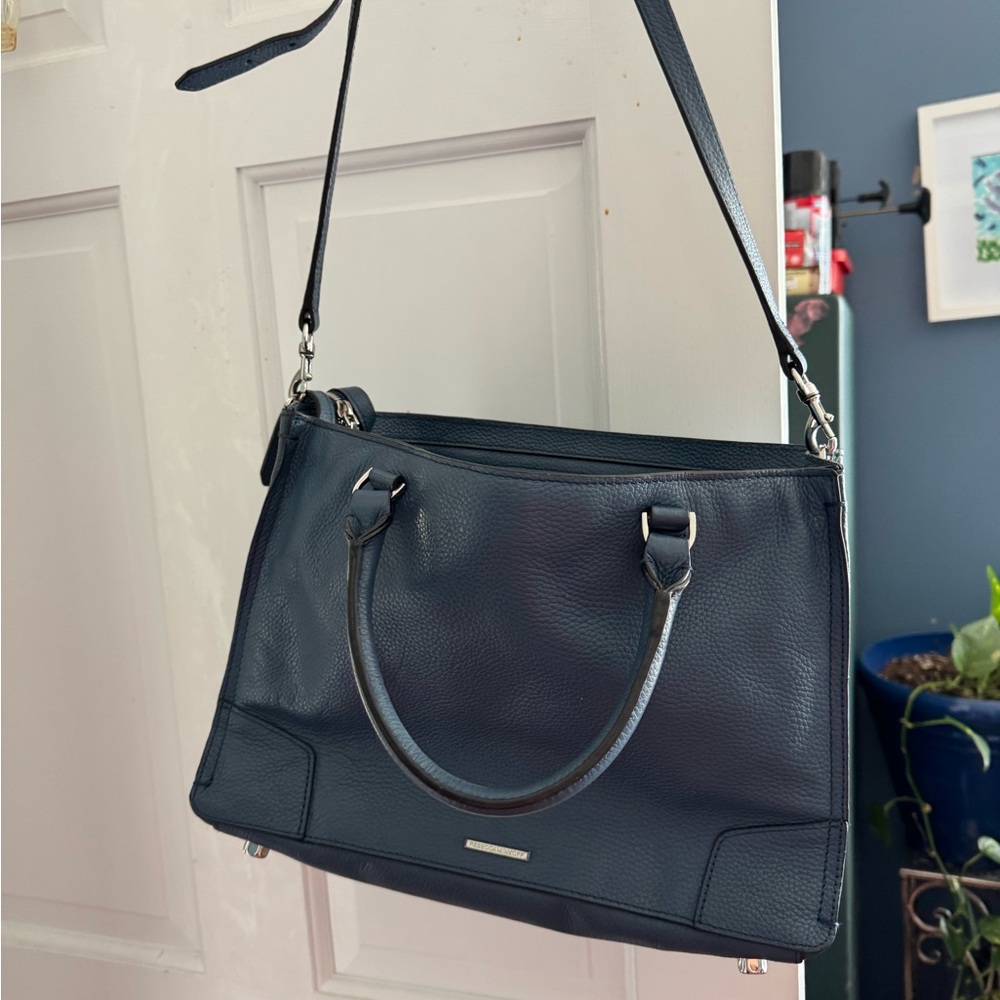 Rebecca Minkoff Blue Shoulder Bag with Adjustable Strap